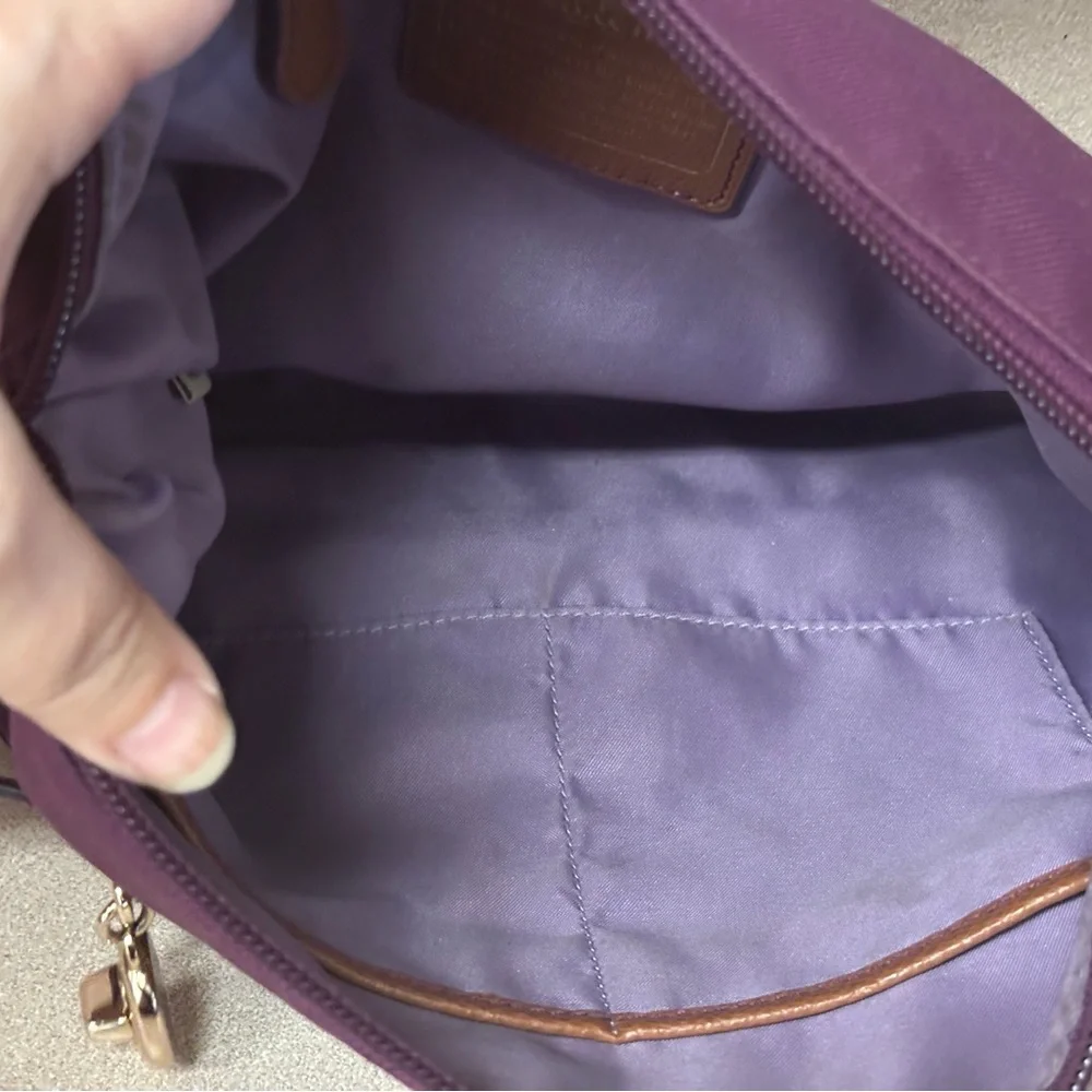 Coach Crossbody Purple Bag - Picture 12 of 16